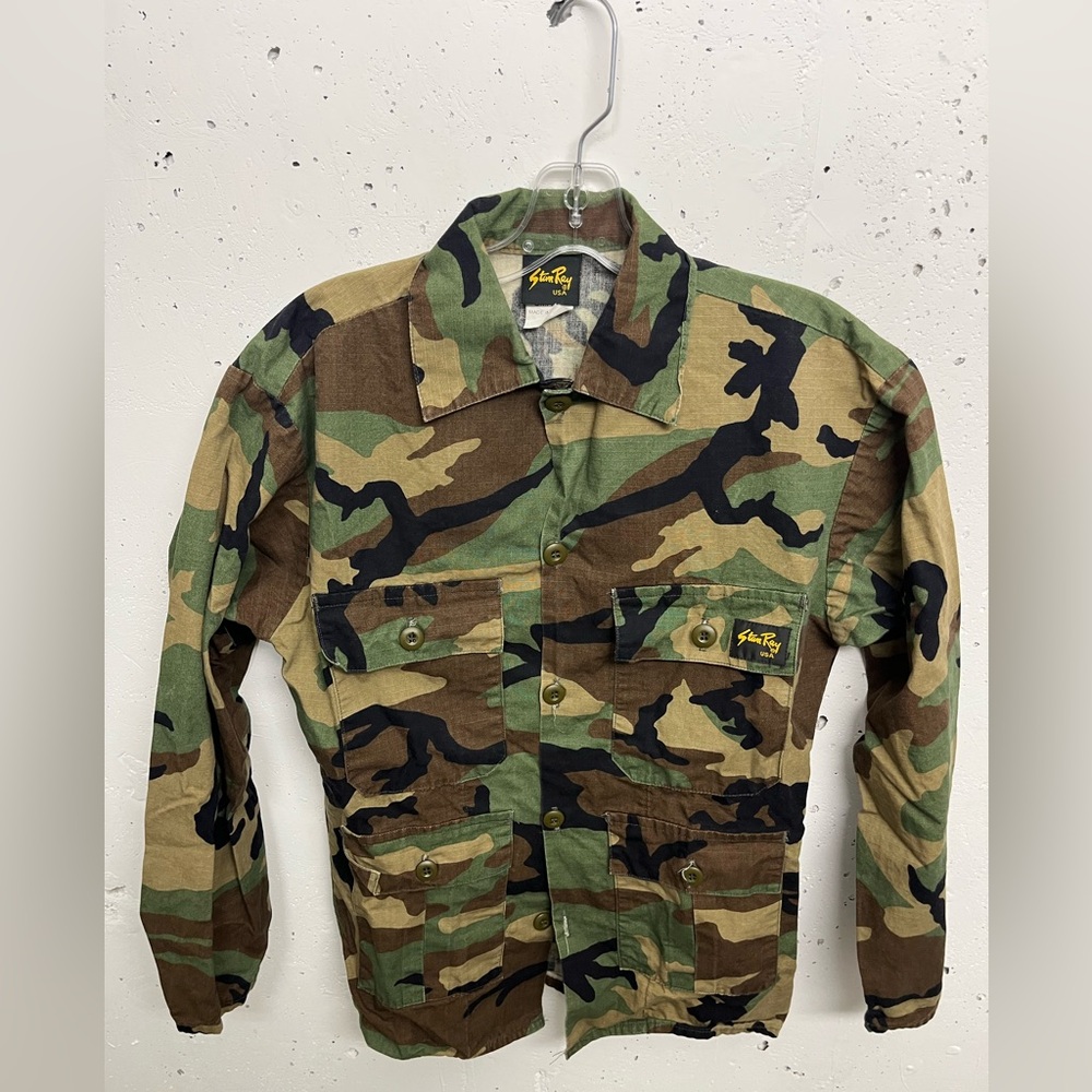 Stan ray ripstop camouflage army jacket
